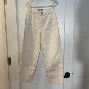 NWOT Everlane The Utility Barrel Pant - Bone - Size 2